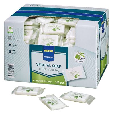 Sabonete Vegetal METRO Professional 12g (160 Unidades)