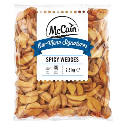 Batata Spicy Wedges McCain 2,5kg