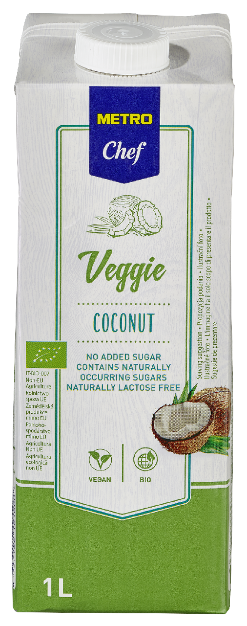 METRO Chef Bio Bebida Vegetal de Coco e Arroz 1L