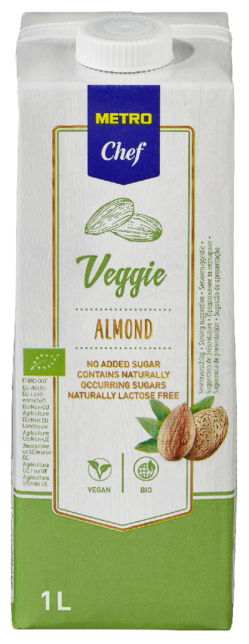 METRO Chef Bio Bebida Vegetal de Amêndoa 1L