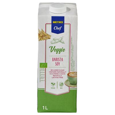 Bebida Vegetal de Soja Barista METRO Chef Bio 1L