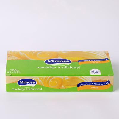 Manteiga com Sal Mimosa 20x8g