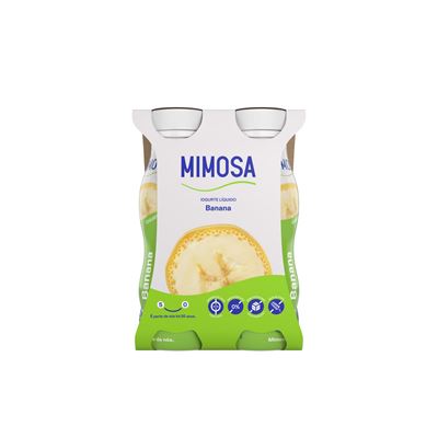 Iogurte Líquido Mimosa Banana 4x151ml
