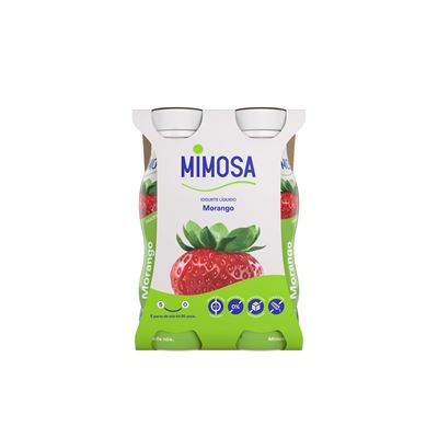 Iogurte Líquido Mimosa Morango 4x151ml