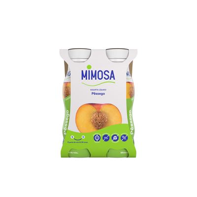 Iogurte Líquido Mimosa Pêssego 4x151ml