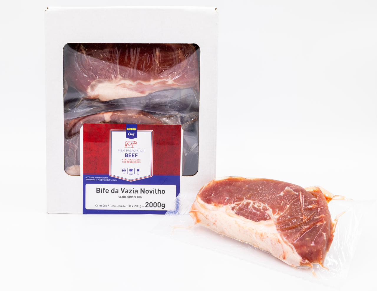 METRO Chef Tbone Vitela cx1.2k(4x300g) Congelado