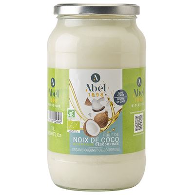 Óleo de Coco Biológico Desodorizado Abel 1L