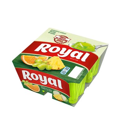 Gelatina Royal Tutti Frutti 4x90g