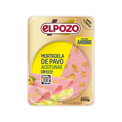 Mortadela de Peru com Azeitonas ElPozo 250g