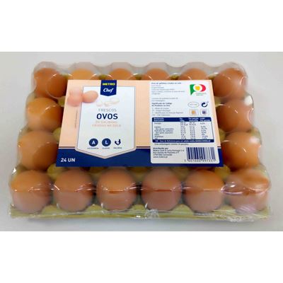 Ovos de Solo METRO Chef Classe L 24 un