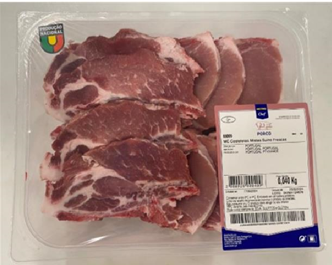 METRO Chef Costeleta Mista de Suíno +/- 2.5 Kg Vácuo Fresco