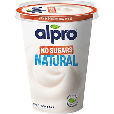 Iogurte Vegetal de Soja Alpro Natural sem Açúcar 400g