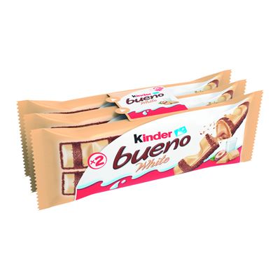 Kinder Bueno White Chocolate Branco T2x3