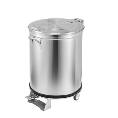 Balde Inox com Rodas METRO Professional 90L