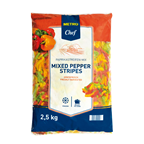 METRO Chef MIX PIMENTOS TIRAS 2,5KG