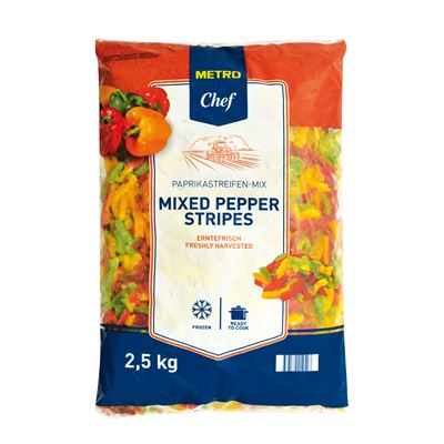 Mix de Pimentos em Tiras Congelado METRO Chef 2,5kg