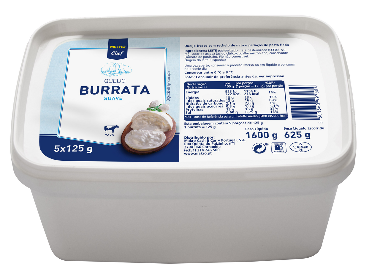 METRO Chef Burrata 5X125 G