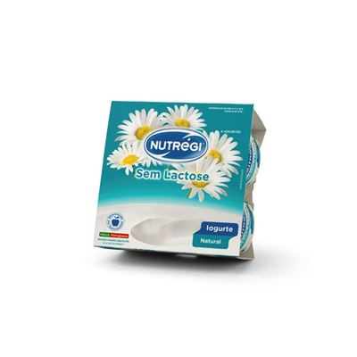 Iogurte Natural sem Lactose Nutregi 4x120g