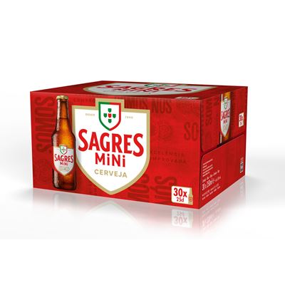 Cerveja Sagres 30x25cl