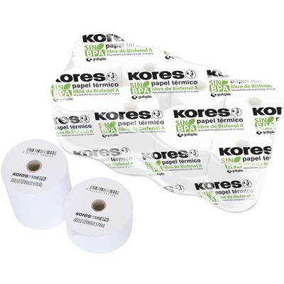 Rolos de Papel Térmico Grafoplas 80x80x12 BPA Free 8un