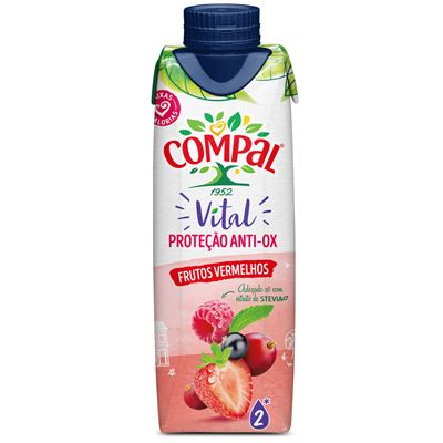Néctar Compal Vital Frutos Vermelhos 18x30cl