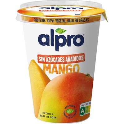 Iogurte Vegetal Alpro Yofu Manga sem Açúcar 400g