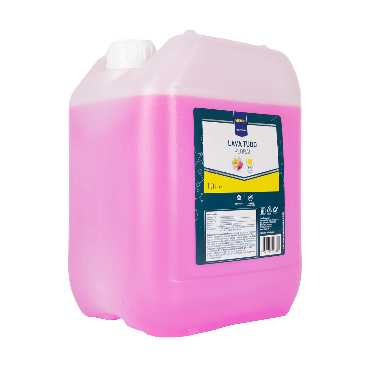 METRO PROFESSIONAL Lava Tudo Floral 10 L