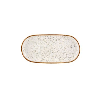 Travessa Oval Casa Alegre Branca 29,5 cm