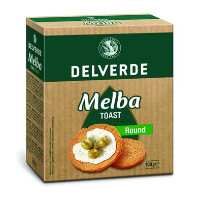 Tostas Melba Redondas Delverde 100g