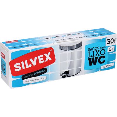 Sacos do Lixo Silvex WC 5L 30 Unidades