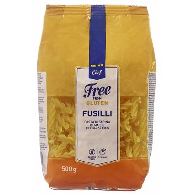 Massa Fusilli sem Glúten METRO Chef 500g
