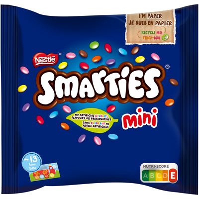 Drageias de Chocolate Smarties Mini 187g