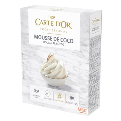 Preparado para Mousse de Coco Carte d'Or 3x225g