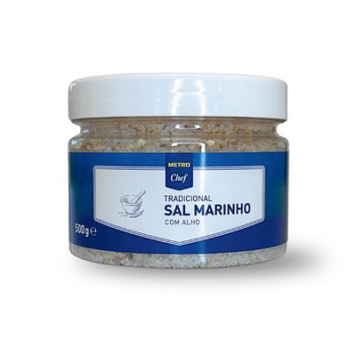 Sal Marinho Tradicional com Alho METRO Chef 500g
