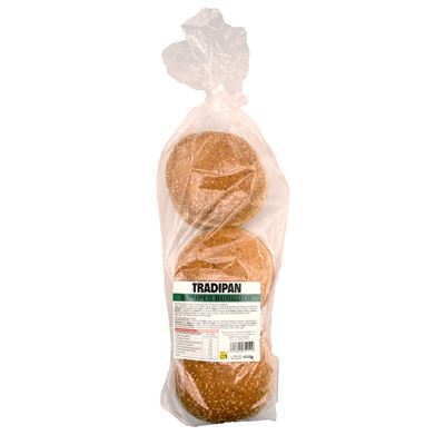Pão para Hambúrguer Max Burger com Sésamo Tradipan 450g