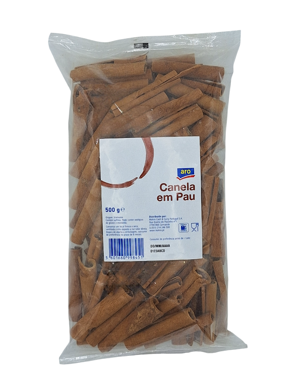 aro Canela em pau embalagem de 500g
