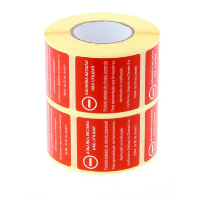 Etiquetas Grafoplas 40x45mm 2 Rolos 1000 Unidades