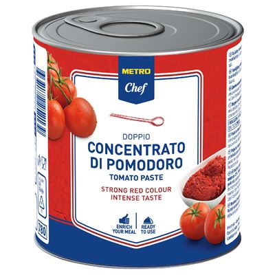 Polpa de Tomate Duplo Concentrado METRO Chef 800g