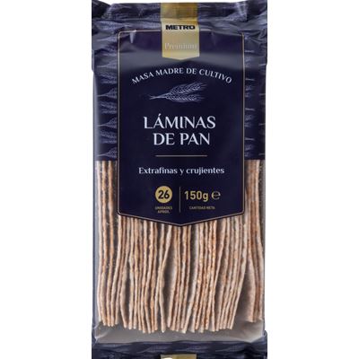 Lâmina de Pão METRO Premium 150g