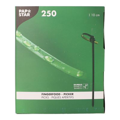 Palitos Fine Food Knot Bambu 10cm 250un