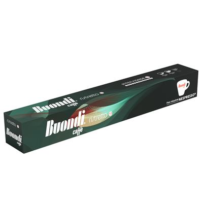 Cápsulas de Café Buondi Ristretto Compatíveis Nespresso 10un