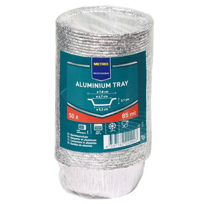 Formas de Alumínio METRO Professional 85ml 50un