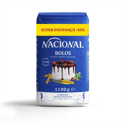 Farinha para Bolos com Fermento Nacional 1,1kg