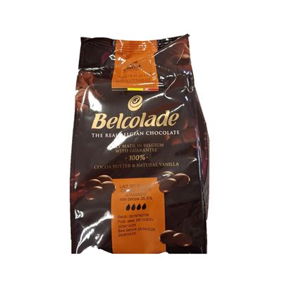 Chocolate de Leite Belcolade 34% 1kg