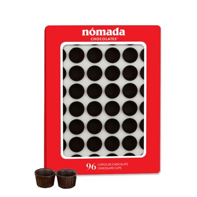 Copos de Chocolate Nomada 96 Unidades