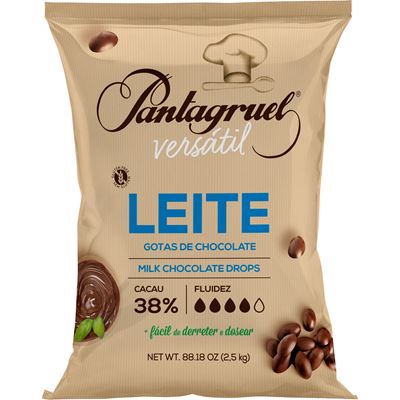 Pepitas de Chocolate de Leite Pantagruel 2,5kg