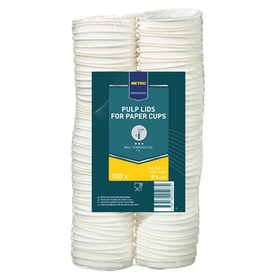 Tampas METRO Professional para Copos 200/300ml 100un