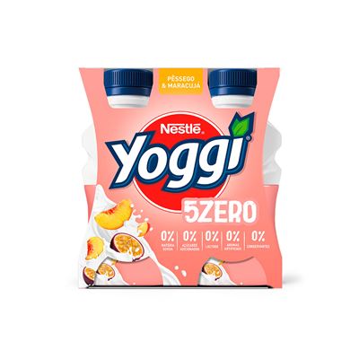 Iogurte Líquido Yoggi Pêssego e Maracujá 4x160g