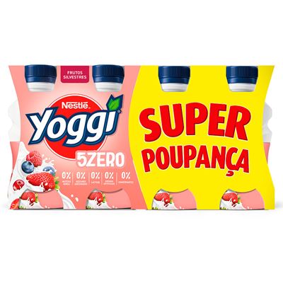 Iogurte Líquido Yoggi Frutos Silvestres 8x160g