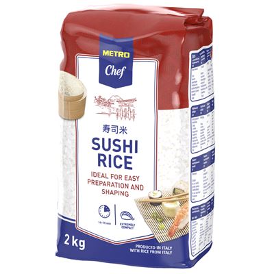 Arroz para Sushi Selénio METRO Chef 2kg